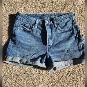 High-Waisted OG Straight Jean Shorts Size 8
